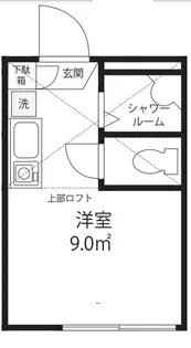 ディアマンテ平井【1階】の間取り