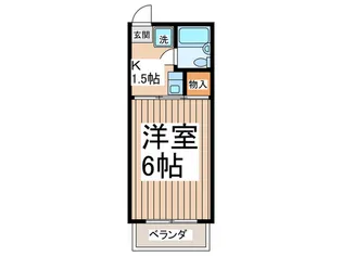 カピースハイツ A棟【1階】の間取り