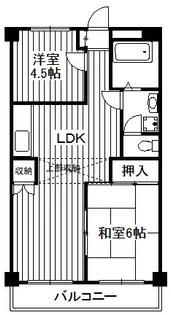 錦サカエマンション【1階】の間取り