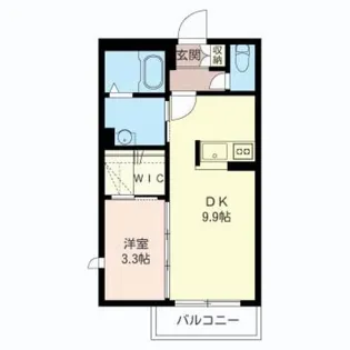 セントルーガ西青木【2階】の間取り