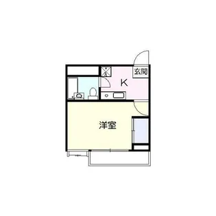 ブランニュー美しが丘【1階】の間取り