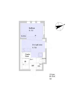 SOU高円寺II【1階】の間取り