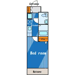 プレール・ドゥーク品川御殿山【4階】の間取り