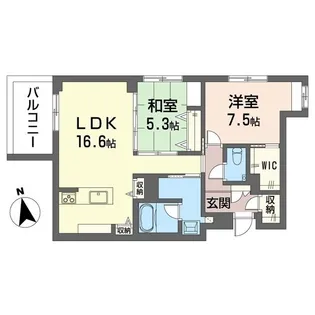 シエル モンティ【3階】の間取り
