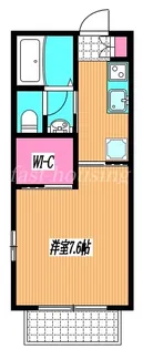 ベルフルール東伏見【2階】の間取り