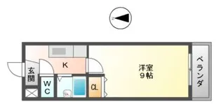 パテオ藤井寺【3階】の間取り