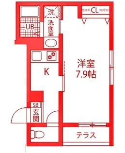 mon cheri【2階】の間取り