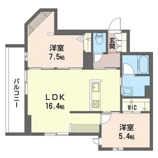 シャーメゾン・バトー【3階】の間取り