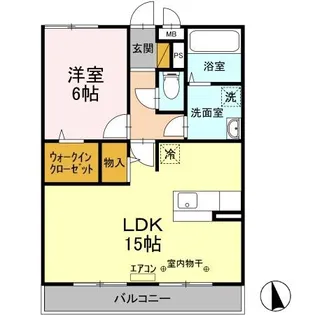 アリオン A【2階】の間取り