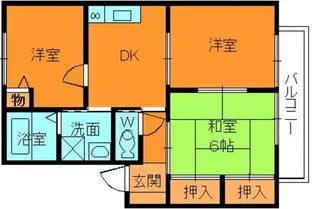 パイン法隆寺【2階】の間取り