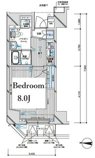 メインステージ亀戸IV【3階】の間取り