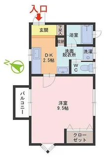 パークメゾン【1階】の間取り