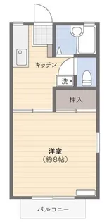 メゾンドピュアA【2階】の間取り