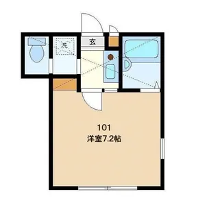 ロジュマン鹿沼台【1階】の間取り