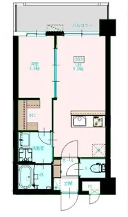 ADORE SMS【2階】の間取り