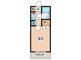 JOYフル六会【2階】の間取り