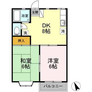 グレースハイム【1階】の間取り