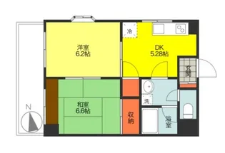 グランエスト戸田【2階】の間取り