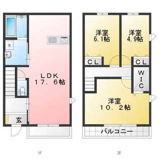 オリエントソレイユ5の間取り