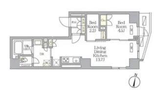 NOGATA RESIDENCE【3階】の間取り