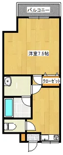 カサブランカ99【3階】の間取り