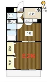 エルマーノヨコハマ【1階】の間取り