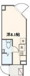 Meldia Residence王子【2階】の間取り