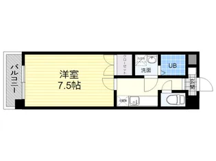 トレステーラ由布川【2階】の間取り