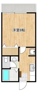 シティハイムレトア【1階】の間取り