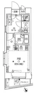 スパシエルクス門前仲町【2階】の間取り