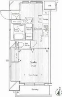 フィットエル仙台一番町【7階】の間取り