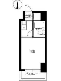 スカイコート下高井戸【10階】の間取り