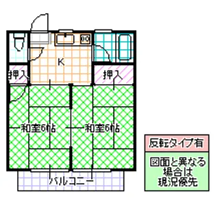 メゾンクレール【2階】の間取り
