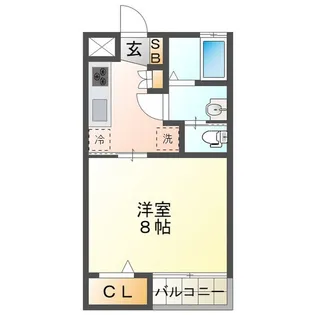 ヴェル ドミール【2階】の間取り