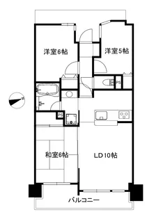 ナイスシティアリーナ妙蓮寺フラット【4階】の間取り