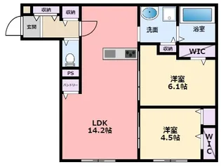 FLAT OUT Z A棟【1階】の間取り