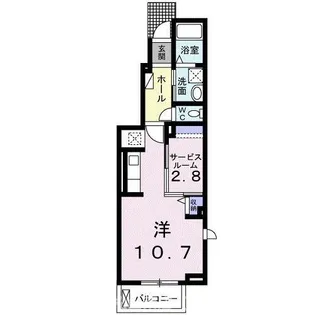 ヒナタサク【1階】の間取り