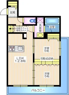 フォーンコート【2階】の間取り