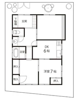 マニワ・マンション【1階】の間取り