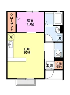 フォレメゾン【1階】の間取り