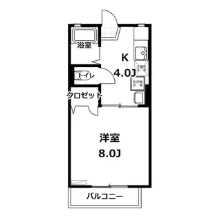 植野ハイツC棟【2階】の間取り