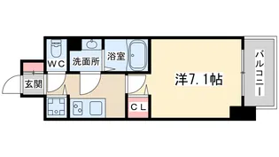 アドバンス西梅田グルーブ【4階】の間取り