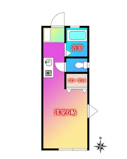 メゾン・ド・カワグチ【2階】の間取り