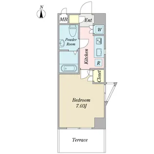 プロシード杉並宮前【4階】の間取り