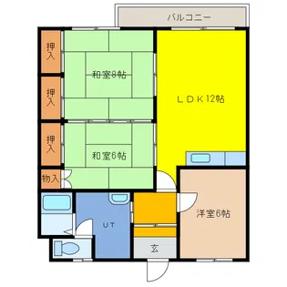 エクセル【3階】の間取り