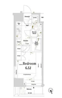 AXAS代々木アジールコート【6階】の間取り