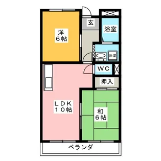 メゾン静【4階】の間取り