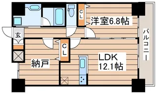 グレイスコート アイエス【2階】の間取り