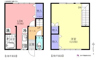 メゾネット常盤台【1階】の間取り
