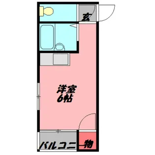 ニューハイツ桜II【3階】の間取り